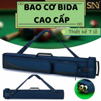 7-hole pool cue case