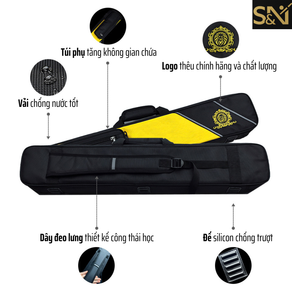Big Gold Cue Case - Image 7