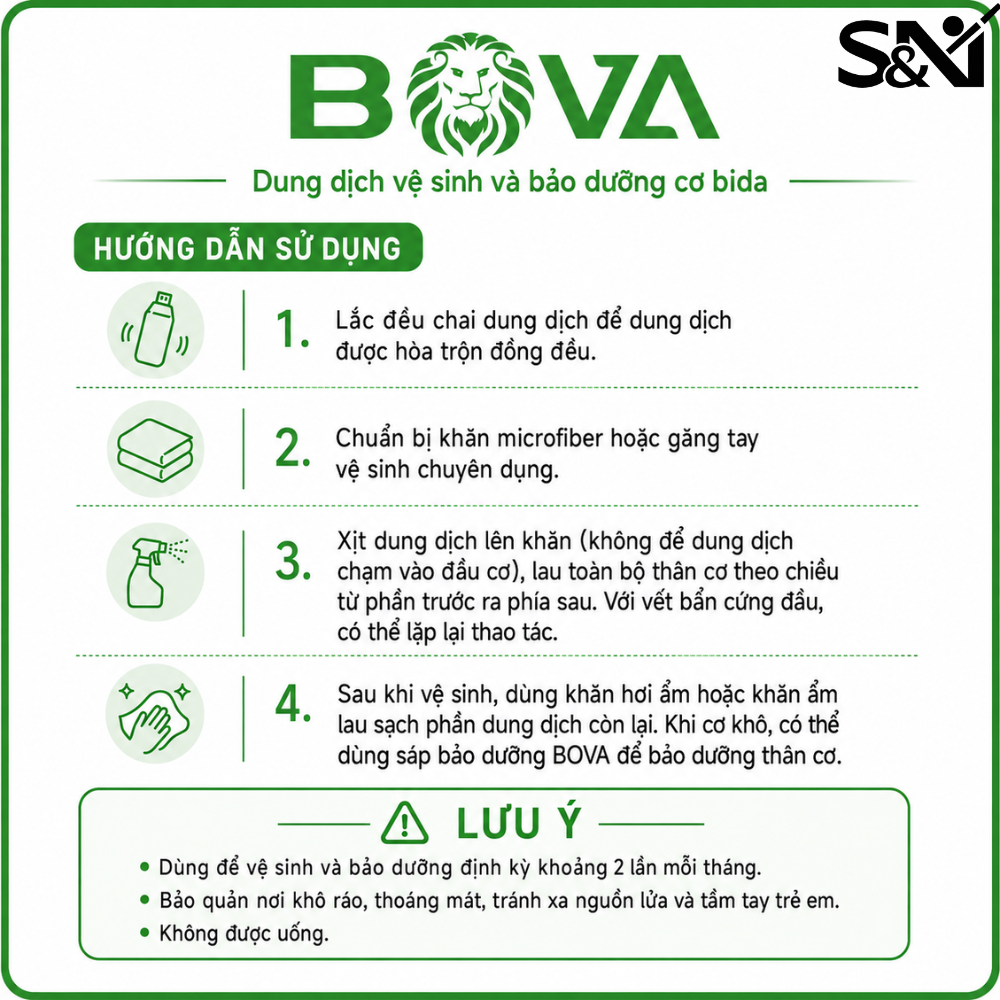 BOVA Cue Cleaner 50ML - Image 6
